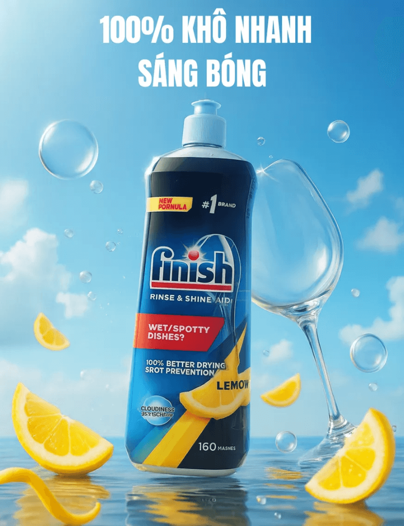 Bột rửa bát Finish