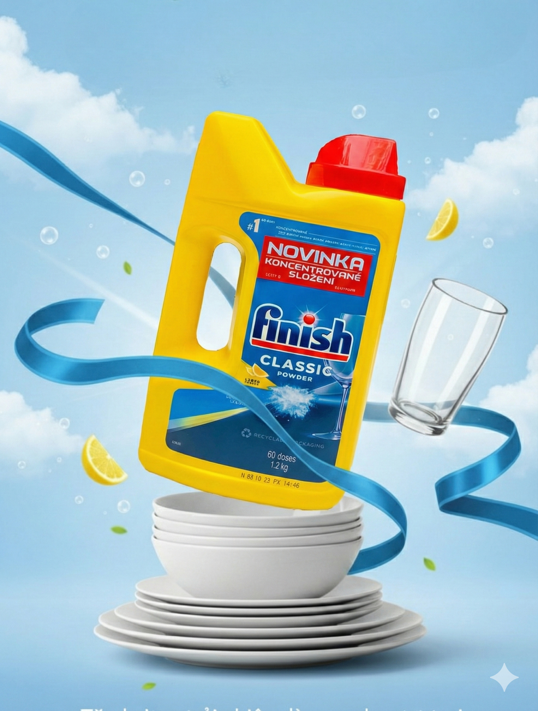 Dung dịch vệ sinh máy rửa bát Finish 250ml chính hãng